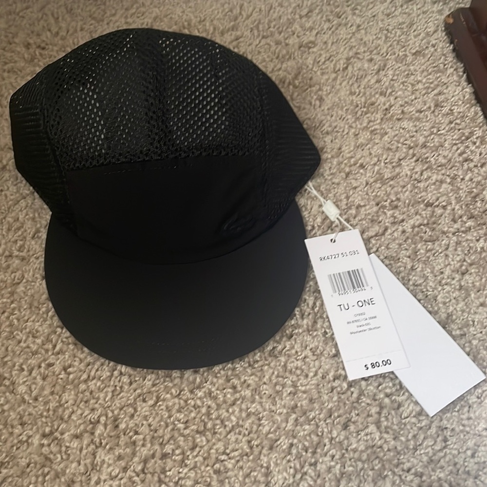 Unisex Lacoste silicone crocodile cap